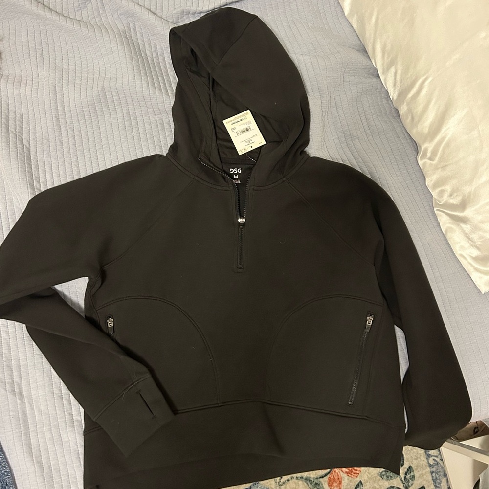 DSG Pure Black Sport Fleece 1/4 Zip